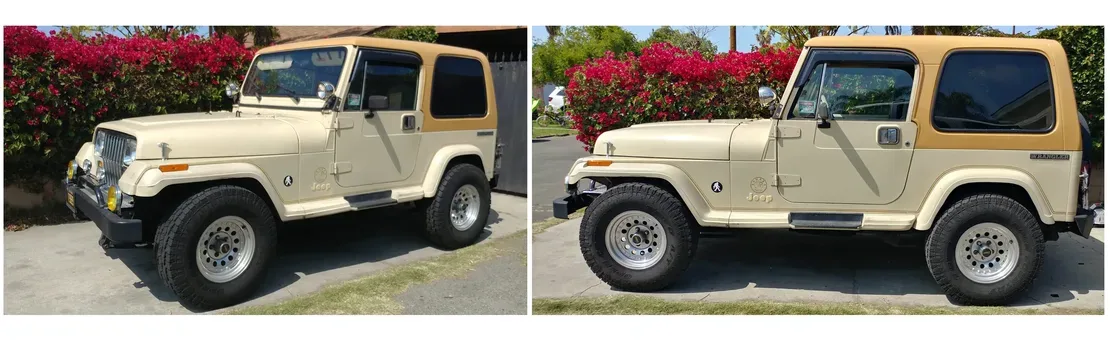Jeep Wrangler YJ (1986-1995) hard top